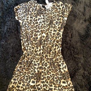 Leopard romper